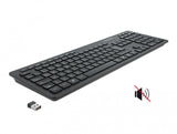 DeLOCK 12004 tastatur Hjem USB QWERTZ Tysk Sort
