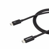 StarTech.com TBLT3MM1M Thunderbolt kabel 1 m 20 Gbit/sek. Sort