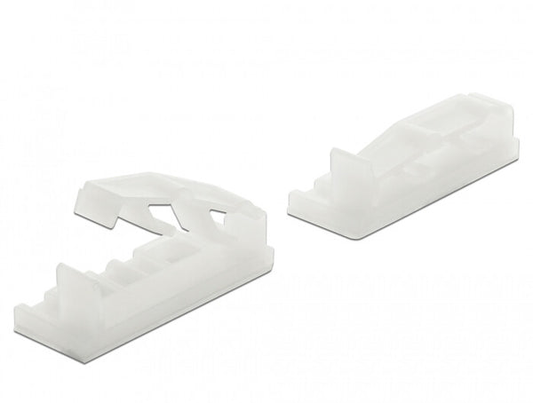 DeLOCK 60179 kabelorganisator Gulv Kabelholder Transparent 10 stk