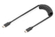 Digitus AK-300431-006-S USB-kabel USB 2.0 1 m USB C 0,48 Gbit/sek. 60 W Sort