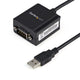 StarTech.com ICUSB2321F kabel kønsskifter DB-9 USB 2.0 A Sort