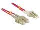 DeLOCK LC - SC, 10m InfiniBand og fiberoptisk kabel Violet