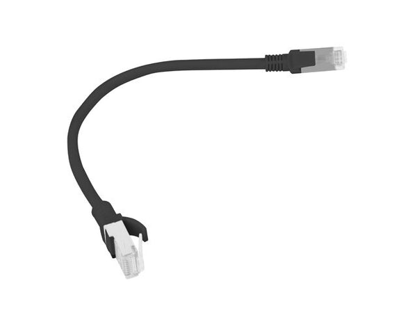 Lanberg PCU5-10CC-0025-BK netværkskabel Sort 0,25 m Cat5e U/UTP (UTP)