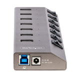 StarTech.com 5G7AIBS-USB-HUB-EU interface hub USB 3.2 Gen 1 (3.1 Gen 1) Type-B 5000 Mbit/s Grå