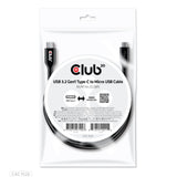 CLUB3D CAC-1526 USB-kabel USB 3.2 Gen 1 (3.1 Gen 1) 1 m USB C Micro-USB B 5 Gbit/sek. Sort