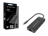 Conceptronic DONN14G dockingstation Ledningsført USB 3.2 Gen 1 (3.1 Gen 1) Type-C Grå