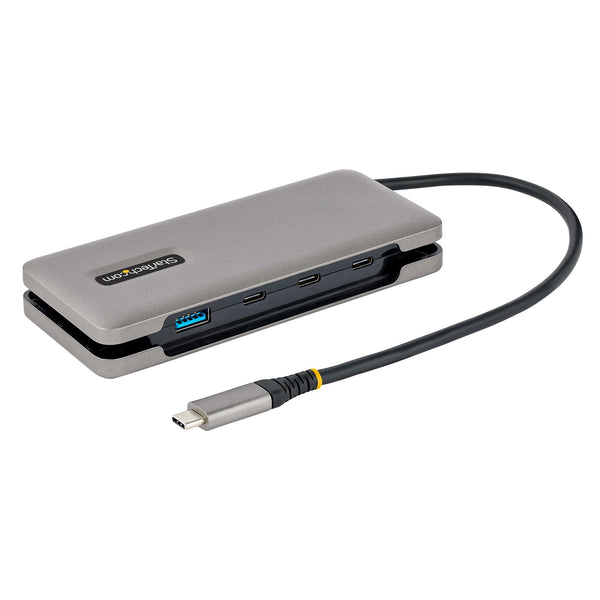 StarTech.com HB31CM1A3CB dockingstation Ledningsført USB 3.2 Gen 2 (3.1 Gen 2) Type-C Grå