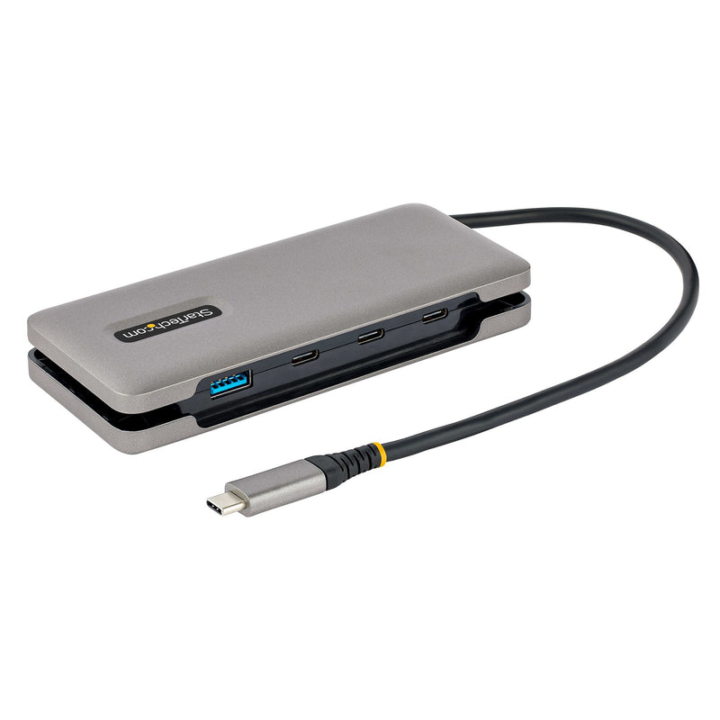 StarTech.com HB31CM1A3CB dockingstation Ledningsført USB 3.2 Gen 2 (3.1 Gen 2) Type-C Grå