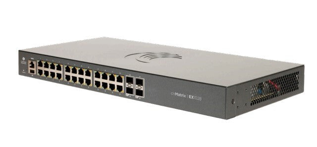 Cambium Networks cnMatrix | EX1028 Administreret L2/L3 Gigabit Ethernet (10/100/1000) 1U Grå
