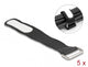 DeLOCK 19603 kabelorganisator Kabelbinder beslag Sort 5 stk
