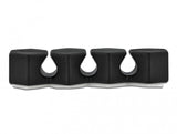DeLOCK 18329 kabelorganisator Kabelholder Sort, Grå, Hvid 6 stk