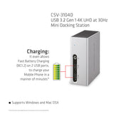 CLUB3D USB 3.2 Gen 1 4K UHD at 30Hz Mini Docking Station Ultra slim Design