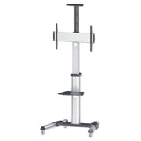 Manhattan 461245 tv-beslag 177,8 cm (70") Sort, Sølv
