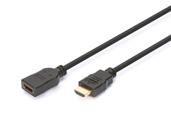 Digitus AK-330201-020-S HDMI-kabel 2 m HDMI Type A (Standard) Sort