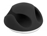 DeLOCK 18345 kabelorganisator Bord/Væg Kabelholder Sort 10 stk