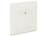 DeLOCK 86219 stikkontakt RJ-45 Hvid