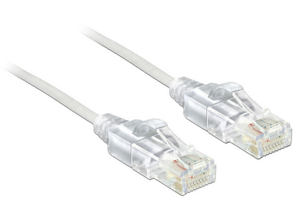 DeLOCK 0.5m Cat.6, UTP netværkskabel Hvid 0,5 m Cat6 U/UTP (UTP)