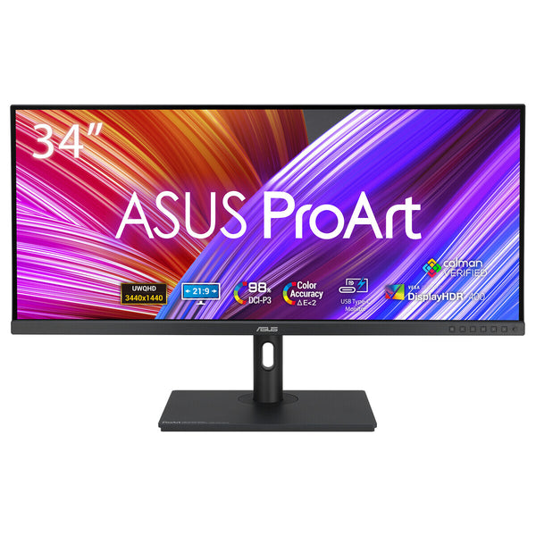 ASUS ProArt PA348CGV computerskærm 86,4 cm (34") 3440 x 1440 pixel UltraWide Quad HD Sort