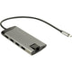 Inter-Tech GDC-802 Ledningsført USB 3.2 Gen 1 (3.1 Gen 1) Type-C Grå