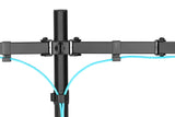 Digitus DA-90400 skærmbeslag og -stativer 81,3 cm (32") Skrivebord Sort