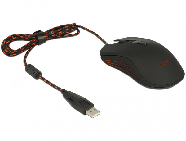DeLOCK 12531 mus Spil Ambidextrous USB Type-A Optisk 4800 dpi