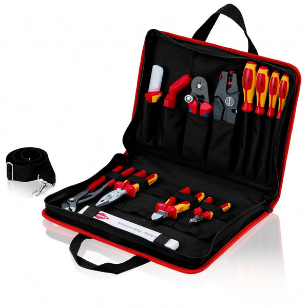 Knipex 00 21 11 taske til opbevaring af værktøj Sort, Rød Polyester