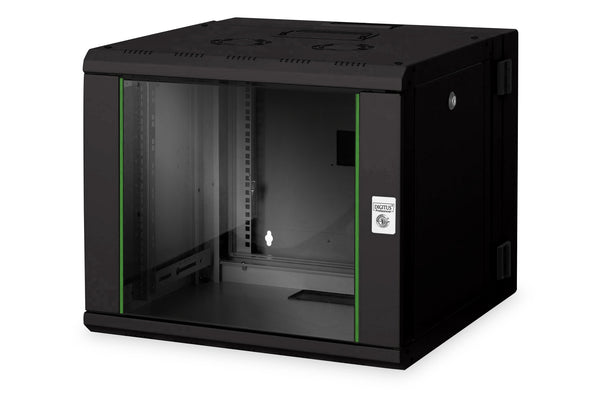 Digitus DN-19 09-U-3-SW stativ 9U Vægmonteret stativ Sort