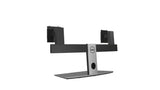 DELL Dual Monitor Stand 68,6 cm (27") Skrivebord Aluminium, Sort