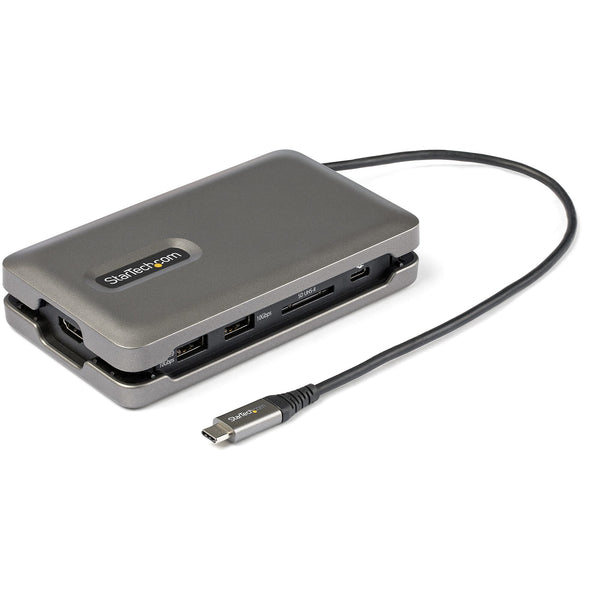 StarTech.com DKT31CSDHPD3 dockingstation Ledningsført USB 3.2 Gen 2 (3.1 Gen 2) Type-C Grå