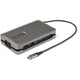 StarTech.com DKT31CSDHPD3 dockingstation Ledningsført USB 3.2 Gen 2 (3.1 Gen 2) Type-C Grå