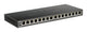 D-Link DGS-1016S netværksswitch Ikke administreret Gigabit Ethernet (10/100/1000) Sort