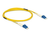 DeLOCK 2m LC-LC InfiniBand og fiberoptisk kabel Gul