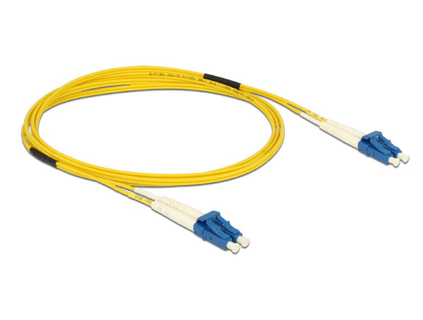DeLOCK 2m LC-LC InfiniBand og fiberoptisk kabel Gul
