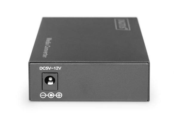 Digitus DN-82211 netværksomformer til medie 10000 Mbit/s Sort