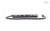 i-tec Metal C31NANODOCKLANPD dockingstation Ledningsført USB 3.2 Gen 1 (3.1 Gen 1) Type-C Sølv, Turkis