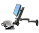 Ergotron 200 Series Combo Arm 61 cm (24") Væg Sort