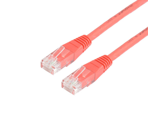 Prokord UTP-0142 netværkskabel Rød 0,5 m Cat5e U/UTP (UTP)