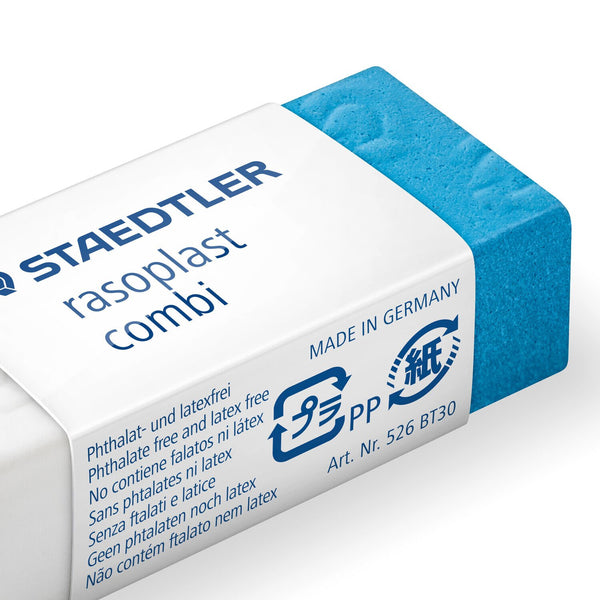Staedtler rasoplast combi 526 BT viskelæder Hvid 1 stk
