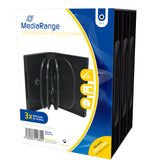 MediaRange BOX35-10 optisk disk etui DVD-boks 10 diske Sort