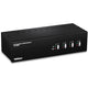 Trendnet TK-440DP KVM Switch Sort, Sølv