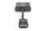 Digitus AK-340410-001-S videokabel adapter 0,15 m DisplayPort VGA (D-Sub) Sort