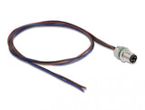 DeLOCK 80147 sensor- & aktuatorkabel 0,5 m M8 Sort