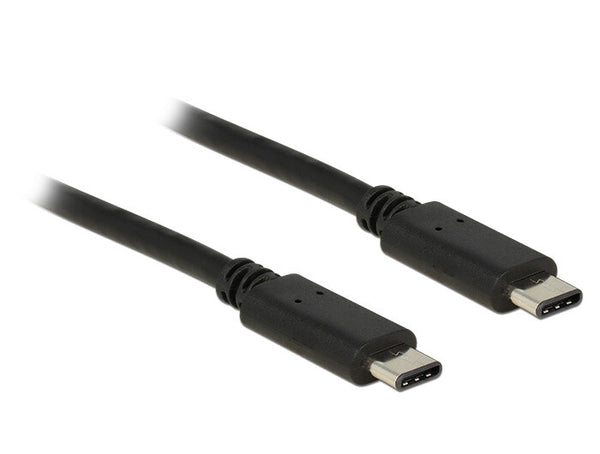 DeLOCK 0.5m USB 2.0 USB-kabel 0,5 m USB C 0,48 Gbit/sek. Sort