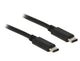 DeLOCK 0.5m USB 2.0 USB-kabel 0,5 m USB C 0,48 Gbit/sek. Sort