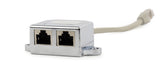 Gembird NCA-SP-02 netværks-splitter Hvid