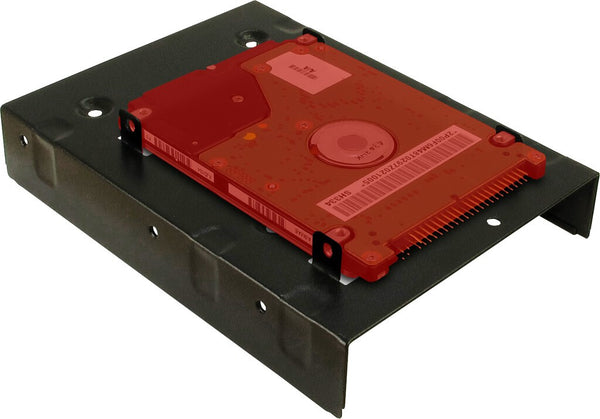 Inter-Tech 88885232 drive bay panel 2x 2,5" Kantpanel Sort