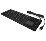 KeySonic KSK-6231 INEL (UK) tastatur Industriel USB QWERTY UK engelsk Sort