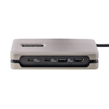 StarTech.com DKT31CH2CPD3 dockingstation Ledningsført USB 3.2 Gen 2 (3.1 Gen 2) Type-C Grå