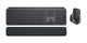 Logitech 920-010932 tastatur Mus inkluderet Kontor RF trådløs + Bluetooth QWERTY UK international Grafit