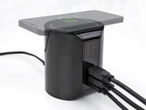 DeLOCK 41441 oplader til mobil enhed Smartphone Sort Vekselstrøm Trådløs opladning Hurtig opladning Indendørs